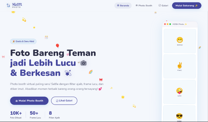 Website Photobooth